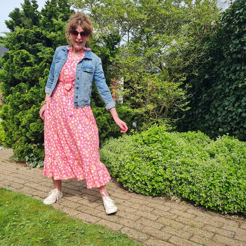 Floral fashion frenzy, with a summer dress.