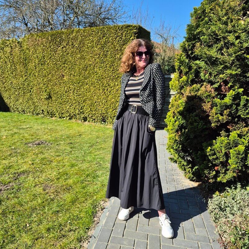 Mixing it up: Polka Dots go casual Mixing it up: Polka Dots go casual