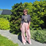 The pink jeans dream: Wide-leg denim in a colour
