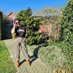 Soft drama: Styling balloon trousers with delicate lace